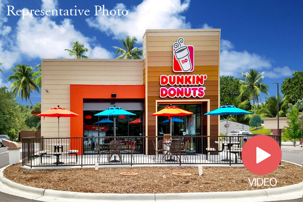 commercial real estate property for sale dunkin' donuts largo florida nnn single tenant the ben-moshe brothers of marcus and millichap brokers miami florida